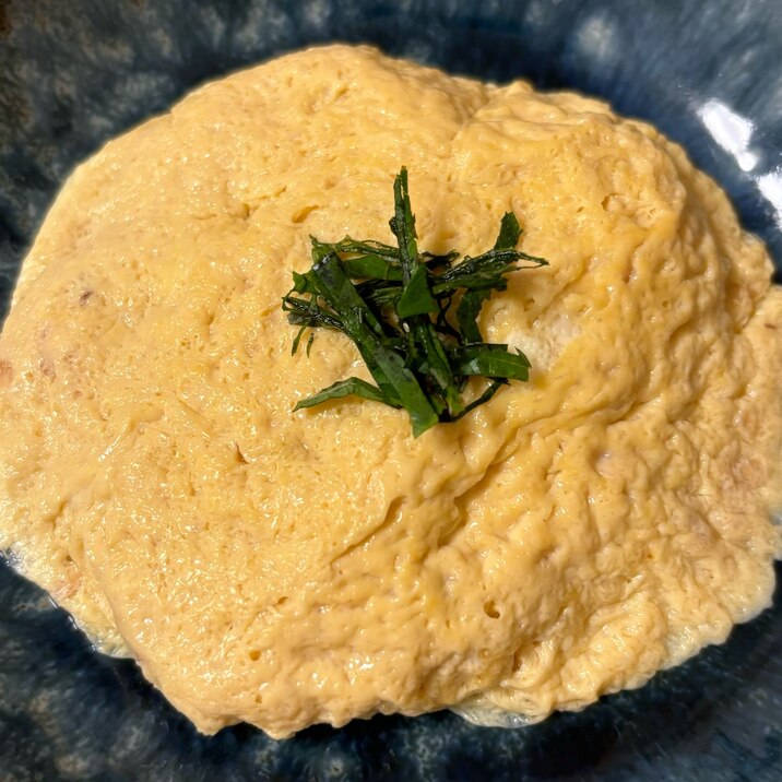 レンジで簡単♪だし巻き玉子ならぬ、だし玉子♪